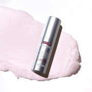 ProtoClinical k-beauty soft pink and mauve beauty product silhouette on a light background with pale aqua side tones.
