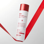 ProtoClinical k-beauty soft pink beauty product silhouette on a light background with pale aqua side shading.
