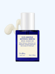 ProtoClinical k-beauty Dr.Althea 0.1 Gentle Retinol Serum 30ml single upright blue serum bottle with a rounded dark blue base on a white background