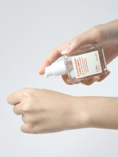 ProtoClinical k-beauty Dr.Althea 15% Niacinamide Purity Serum 30ml shown as front-facing serum packaging in a vertical product photo on a light background