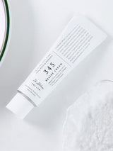 ProtoClinical k-beauty gray beauty graphic with a darker vertical band on the left and a pale center.