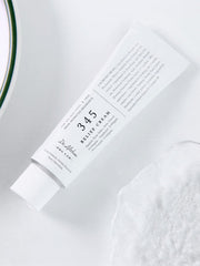 ProtoClinical k-beauty gray beauty graphic with a darker vertical band on the left and a pale center.