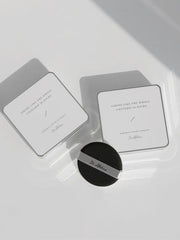 ProtoClinical k-beauty gray beauty graphic with a dark rounded center and pale side panels on a light background.