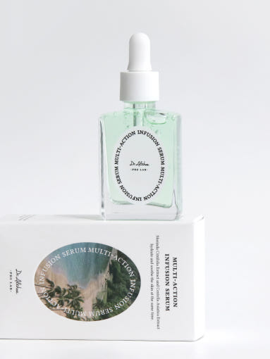 ProtoClinical k-beauty Dr.Althea Multi Action Infusion Serum 30ml single upright serum bottle with a dark gray lower section centered on a white background