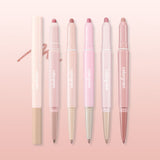 ProtoClinical k-beauty colorgram All In One Over-Lip Maker 0.7g single slim dual-ended lip pencil centered in a square studio packshot on a clean white background