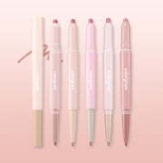 ProtoClinical k-beauty colorgram All In One Over-Lip Maker 0.7g single slim dual-ended lip pencil centered in a square studio packshot on a clean white background