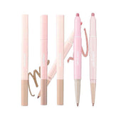 ProtoClinical k-beauty colorgram All In One Over-Lip Maker 0.7g multiple pink dual-ended lip pencils standing upright with mauve and beige tips on a white background