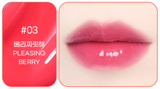 ProtoClinical k-beauty colorgram Fruity Glass Stick 1.8g rose-pink shade graphic with coral and mauve color blocks in a wide horizontal layout