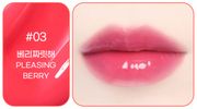 ProtoClinical k-beauty colorgram Fruity Glass Stick 1.8g rose-pink shade graphic with coral and mauve color blocks in a wide horizontal layout