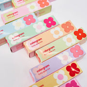 ProtoClinical k-beauty colorgram Fruity Glass Tint 2.8g single boxed lip tint package in a square packshot layout