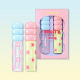 ProtoClinical k-beauty skincare product packaging with a purple center on a light cream background.