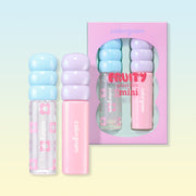 ProtoClinical k-beauty skincare product packaging with a purple center on a light cream background.