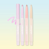 ProtoClinical k-beauty colorgram Glitter Undereye Maker 2g single slim makeup pencil centered upright in warm brown on a white background