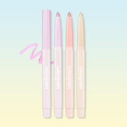ProtoClinical k-beauty colorgram Glitter Undereye Maker 2g single slim makeup pencil centered upright in warm brown on a white background