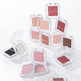 ProtoClinical k-beauty colorgram Single Cube Eyeshadow single upright cube eyeshadow case on a light background with soft mint and peach side accents
