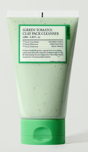 ProtoClinical k-beauty FULLY GREEN TOMATO CLAY PACK CLEANSER 120ml product packaging shown on a white background with visible printed front label details