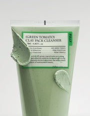 ProtoClinical k-beauty FULLY GREEN TOMATO CLAY PACK CLEANSER 120ml product packaging shown on a white background with visible printed front label details