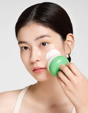ProtoClinical k-beauty tan beauty product packaging with a dark rounded top on a light background.