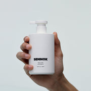 ProtoClinical k-beauty SENNOK Body Lotion After Bath 300ml body lotion packaging in warm beige and soft gray tones on a light background.