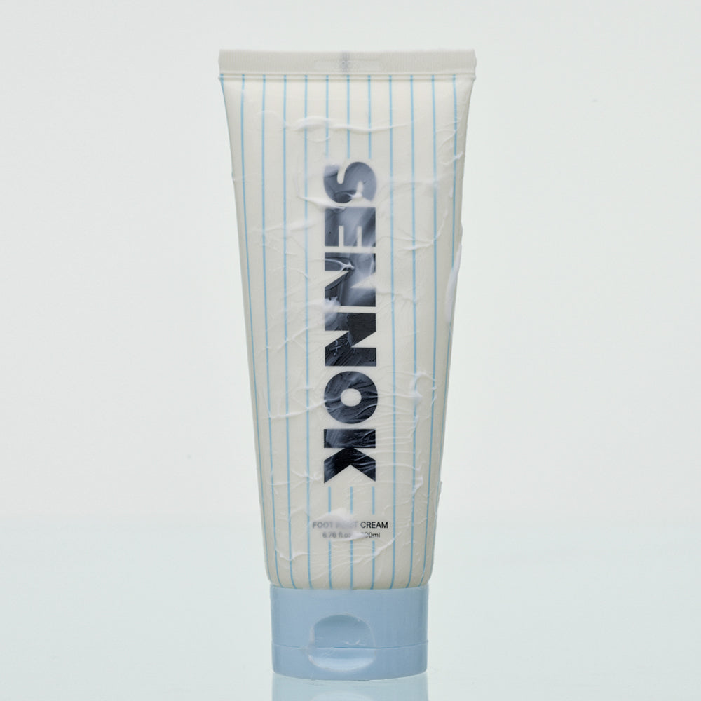 ProtoClinical k-beauty SENNOK Foot Foot Cream 200ml shown in product packaging on a light background.