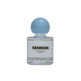 ProtoClinical k-beauty SENNOK Glossy Everyday Hair Oil 60ml single amber hair oil bottle centered on a light background