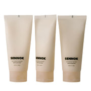 ProtoClinical k-beauty SENNOK Shiny Everyday Treatment Soap Clean Soap 180ml grouped product packaging on a light background.