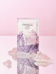 SKIN1004: Madagascar Centella Poremizing Clarifying Mask 23ml* (5Units) by ProtoClinical shown in sheet mask packet packaging on a clean white background, highlighting the label details for a k-beauty skincare routine.