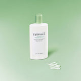 ProtoClinical k-beauty SKIN1004: Madagascar Centella Tea-trica Soothing Sun Milk SPF 50+ Pa (50ml) single pale green package silhouette with a soft gray center on a light background.