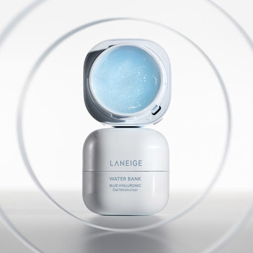 ProtoClinical k-beauty LANEIGE Water Bank Blue Hyaluronic Gel Cream 20ml cream product detail on a clean light background.