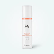 ProtoClinical k-beauty Dr.Ceuracle 5α Control Clearing Serum In Emulsion 100ml single tall white emulsion bottle with a coral band centered on a pale blue background