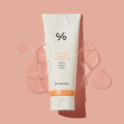 ProtoClinical k-beauty Dr.Ceuracle 5α Control Melting Cleansing Gel 150ml single centered beige cleansing gel package on a pink background.