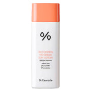 ProtoClinical k-beauty Dr.Ceuracle 5α Control No Sebum Sun Lotion SPF50+ PA++++ 50ml single upright pale beige sunscreen package on a white background with soft blue side panels.