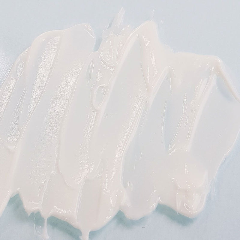 ProtoClinical k-beauty Dr.Ceuracle Cica Regen Vegan Sun SPF50+ PA++++ 50ml sunscreen texture swatch shown as a single cream smear in a square close-up on a light background