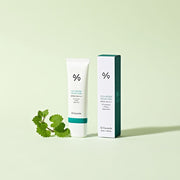 ProtoClinical k-beauty Dr.Ceuracle Cica Regen Vegan Sun SPF50+ PA++++ 50ml white sunscreen tube beside its matching box with a teal side panel on a pale green background