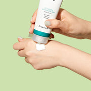 ProtoClinical k-beauty pale green beauty graphic with a soft brown center and beige side bands on a light background.