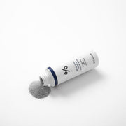 ProtoClinical k-beauty abstract white and gray beauty graphic with a soft horizontal gray oval near the center.