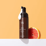 ProtoClinical k-beauty Dr.Ceuracle Pure VC Mellight Boosting Essence 145ml single upright amber essence bottle centered on a warm orange background with a pale cream lower band