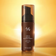 ProtoClinical k-beauty Dr.Ceuracle Pure VC Mellight Boosting Essence 145ml single centered amber essence bottle on a golden orange background with a pale cream lower band