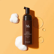 ProtoClinical k-beauty Dr.Ceuracle Pure VC Mellight Boosting Essence 145ml single centered amber essence bottle on a warm orange background with soft golden side shading