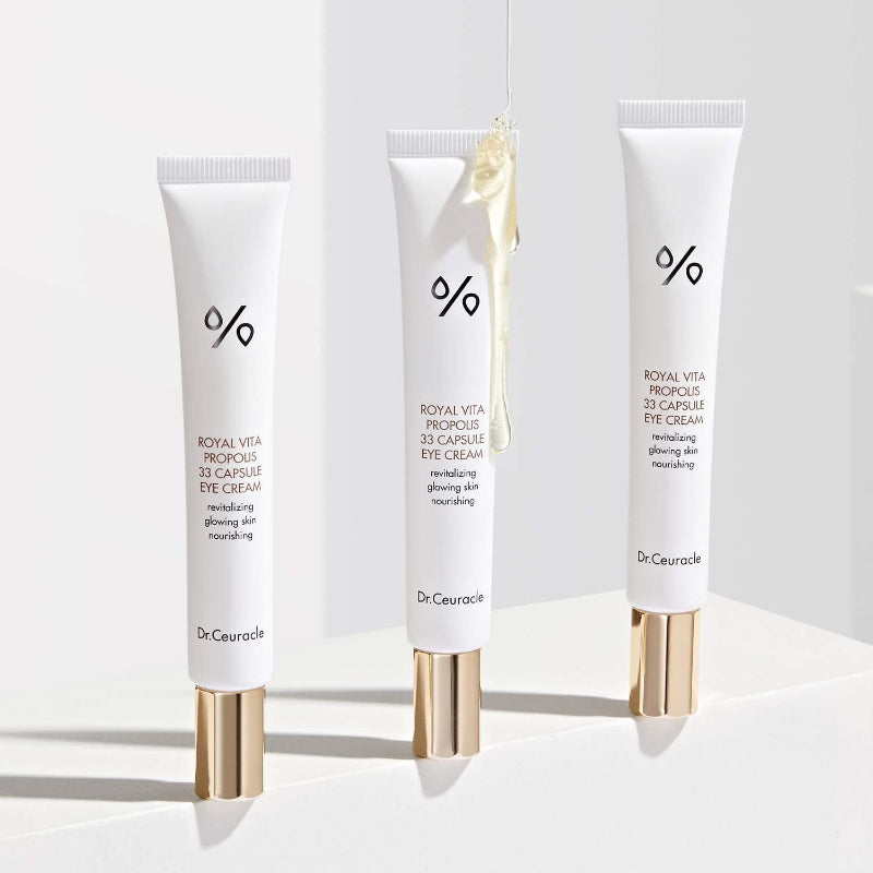 ProtoClinical k-beauty abstract pale beige and gray beauty graphic with soft vertical bands on a light background.