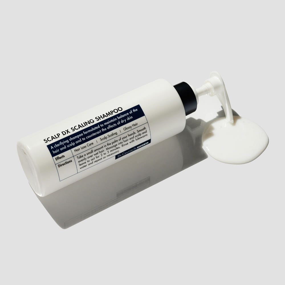 ProtoClinical k-beauty abstract pale gray beauty graphic with a soft vertical center shadow on a light background.