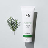 ProtoClinical k-beauty pale gray beauty graphic with soft vertical white bands on a light background.