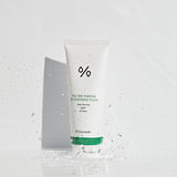 ProtoClinical k-beauty pale gray beauty graphic with a muted vertical center band on a light background.