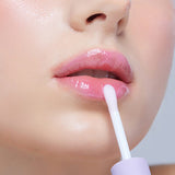 ProtoClinical k-beauty Dr.Ceuracle Vegan Active Berry Lip Oil 4.5ml detail graphic with a single lip oil bottle, product panels, and English text in a tall vertical layout