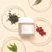 ProtoClinical k-beauty Dr.Ceuracle Vegan Kombucha Tea Gel Cream 75g beige cream carton and matching round jar side by side on a warm cream background