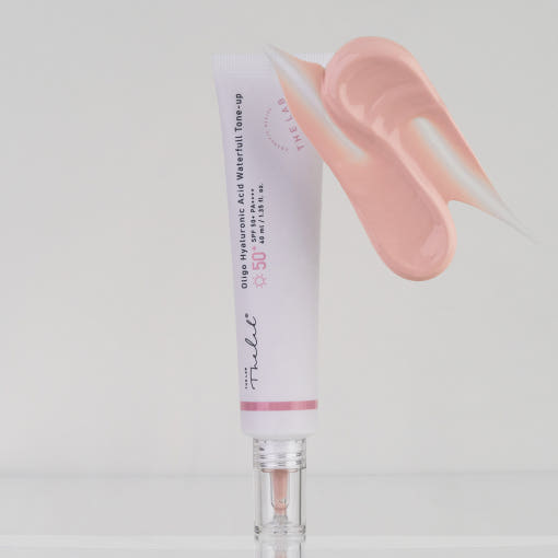 [THE LAB by BLANC DOUX] Oligo Hyaluronic Acid Waterfull Tone-up Cream SPF50+ PA++++ 40ml by ProtoClinical displayed in tone-up cream packaging on a clean white background for a k-beauty skincare routine.
