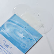 ProtoClinical k-beauty [THE LAB by BLANC DOUX] Oligo Hyaluronic Acid Watery Skin Mask 25g x 10ea single teal sheet mask pack centered on a pale background