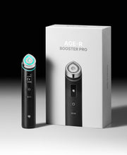 MEDICUBE: Age-r Booster Pro #Black by ProtoClinical shown as a black beauty device product image on a light background for a k-beauty routine.