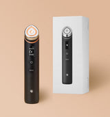 MEDICUBE: Age-r Booster Pro #Black by ProtoClinical shown as a black beauty device product image on a light background for a k-beauty routine.