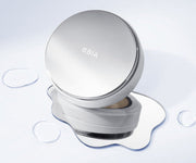 BBIA Eau Glow Cushion SPF40 PA+++ 15g by ProtoClinical presented in a product detail visual on a white background, highlighting the cushion compact and packaging for a k-beauty makeup routine.